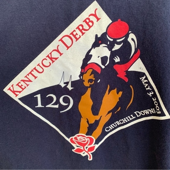 2003 Kentucky Derby Tee Shirt Churchill Downs Size XXL - Picture 4 of 6